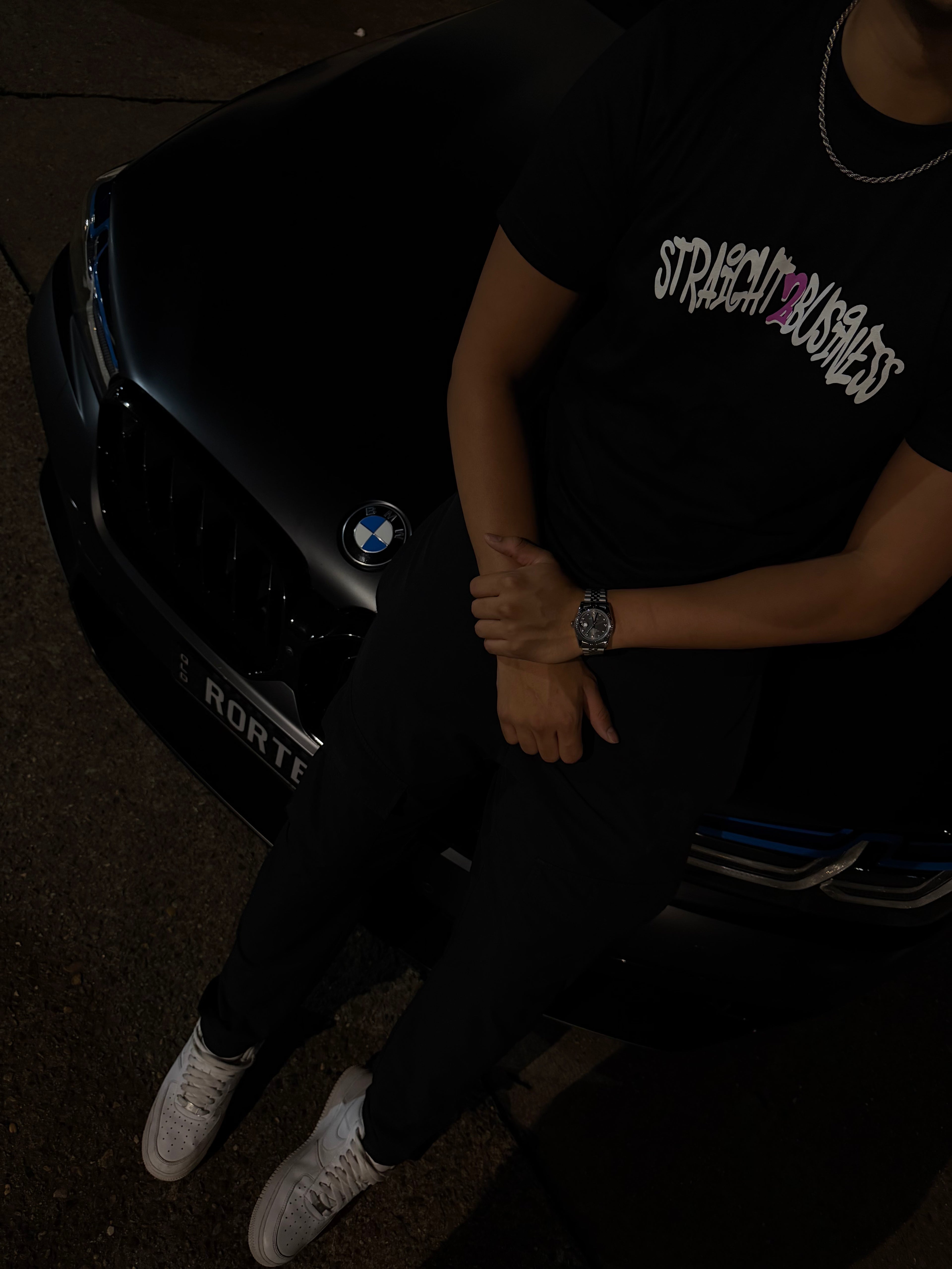 Straight to Business-Black/Pink